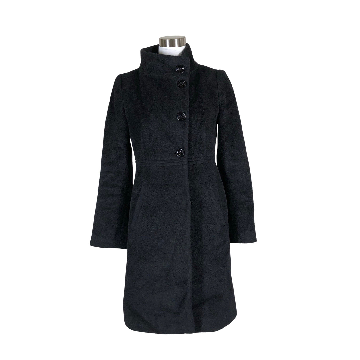 Unisex Manuela Conti - Villane mantel, suurus 34 - Must (1)