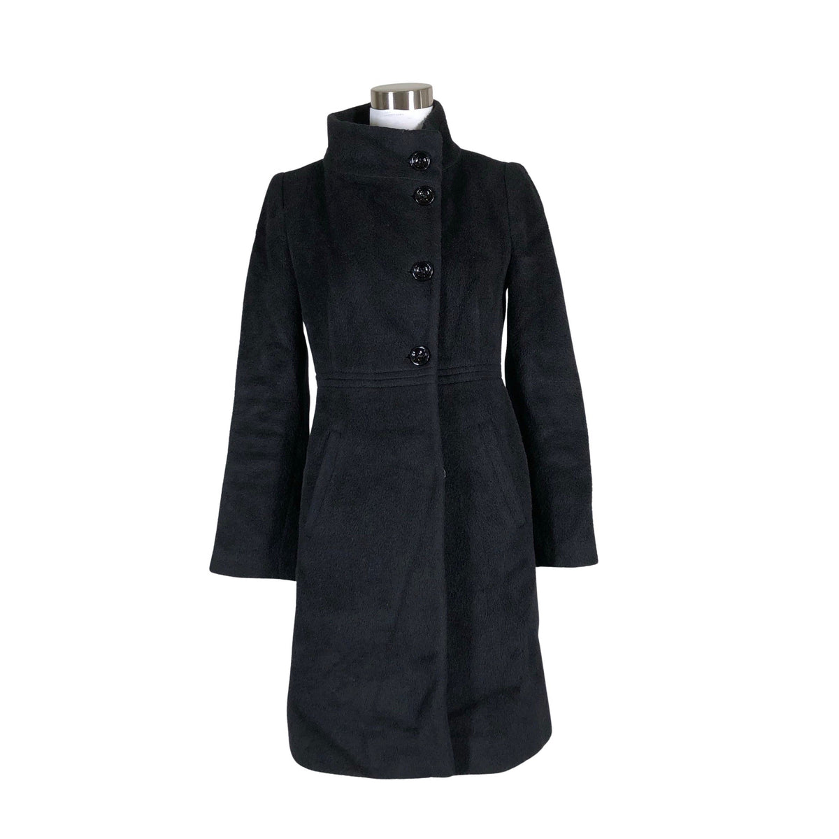 Unisex Manuela Conti - Villane mantel, suurus 34 - Must (1)