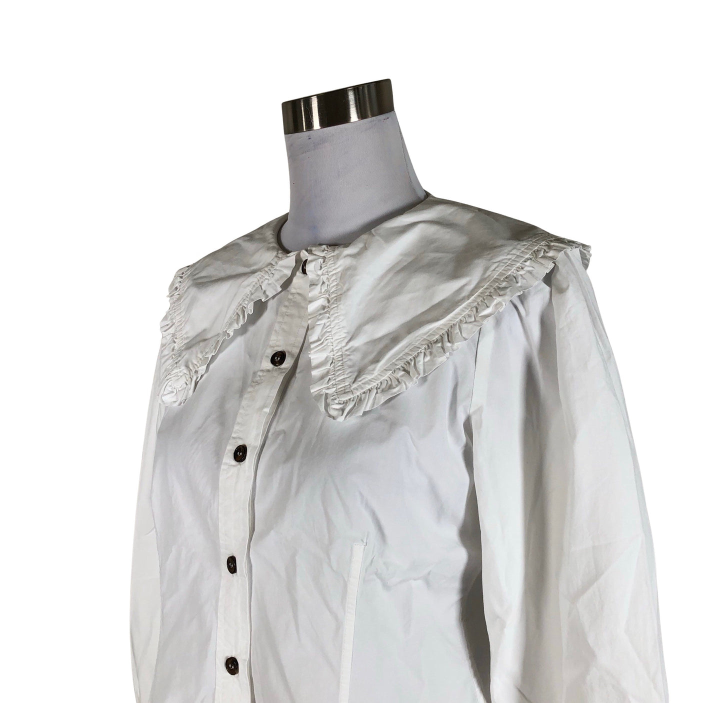 Unisex Ganni - Pluus, suurus 38 - Valge (3)