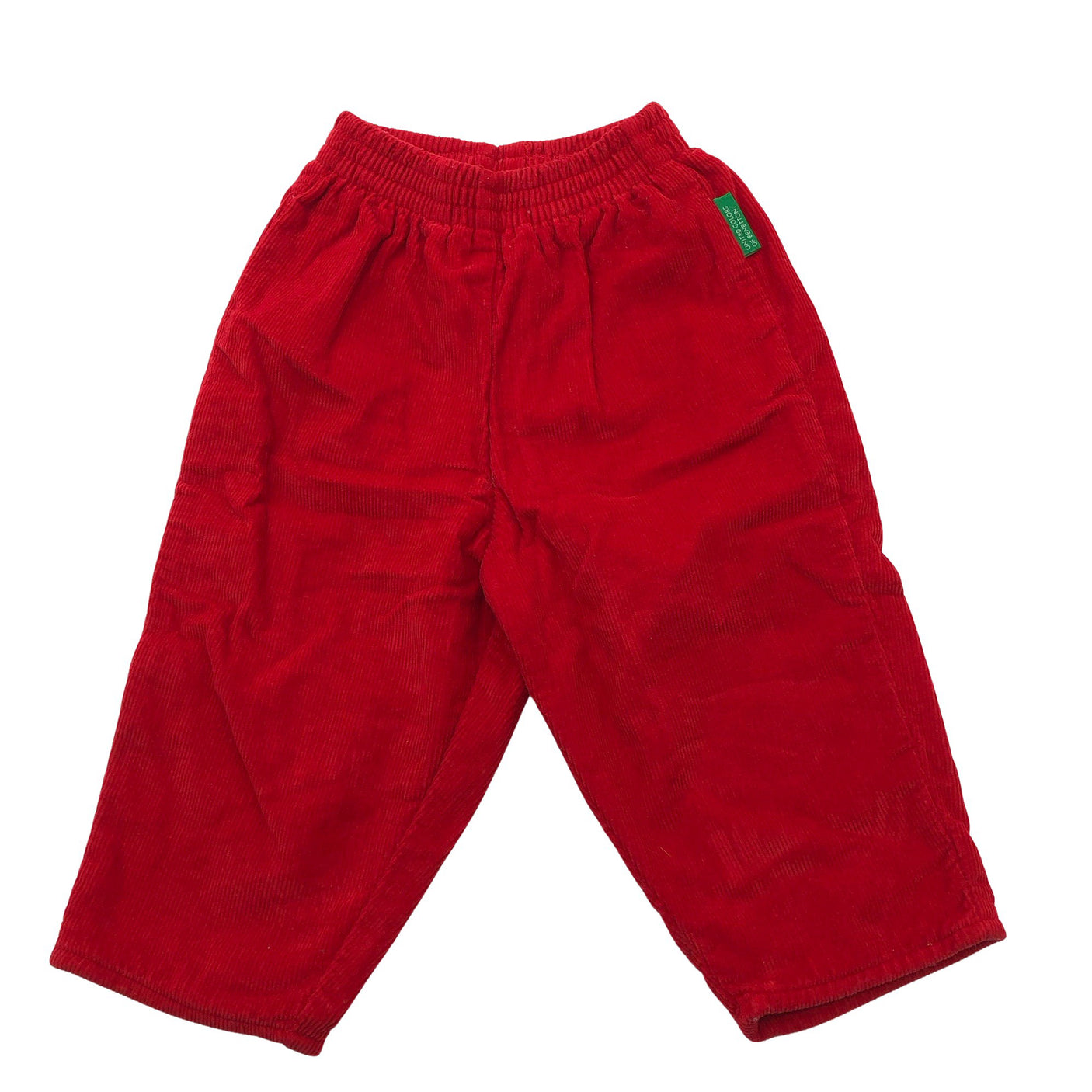 Unisex Benetton - Sametpüksid, suurus 68 - 74 - Punane (1)
