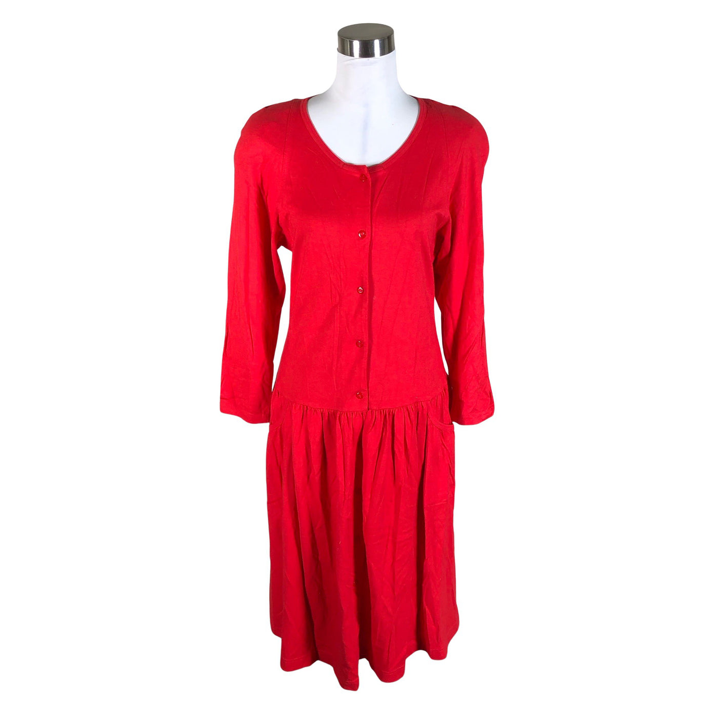 Unisex Marimekko - Trikotaažist kleit, suurus 36 - Punane (1)