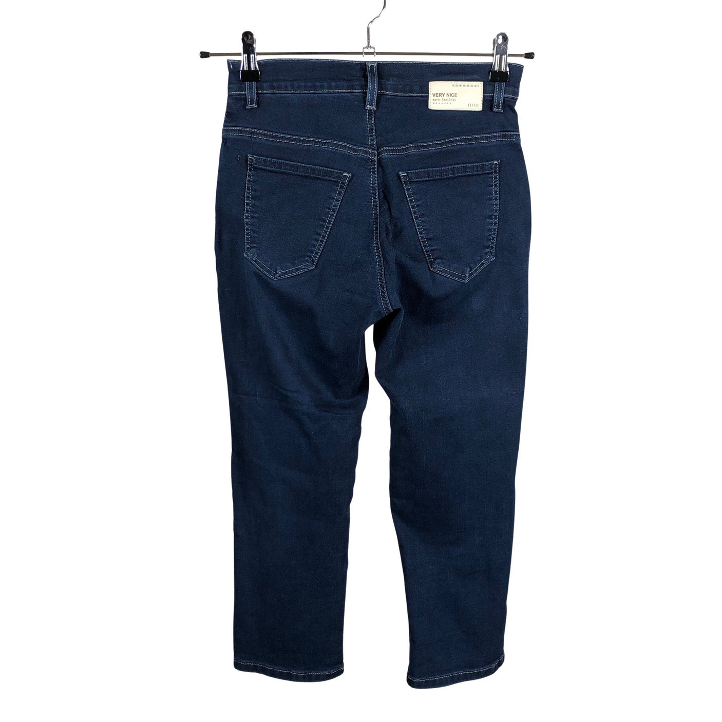 Unisex Very Nice - Teksast poolpikad püksid, suurus W28 - Helesinine (2)