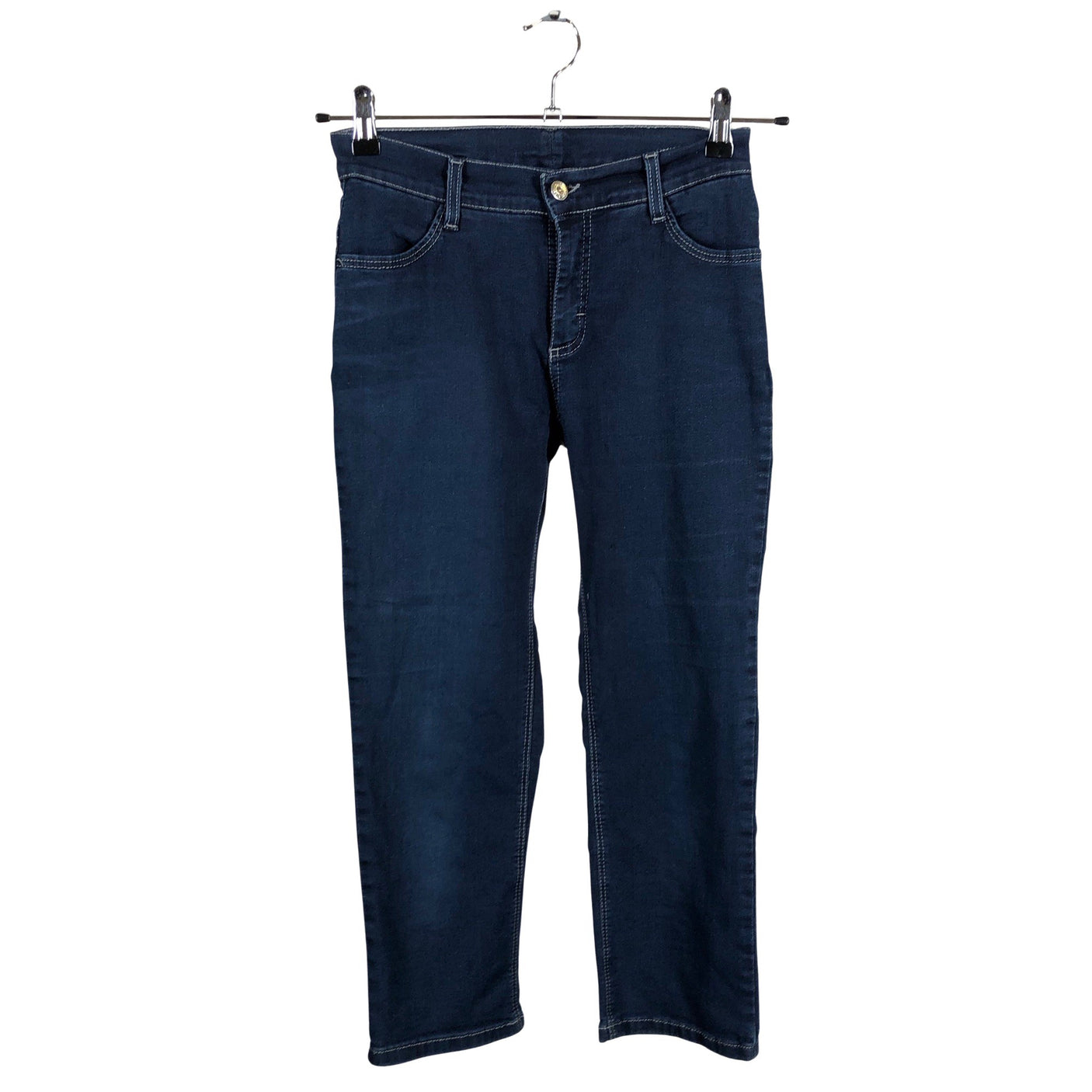 Unisex Very Nice - Teksast poolpikad püksid, suurus W28 - Helesinine (1)