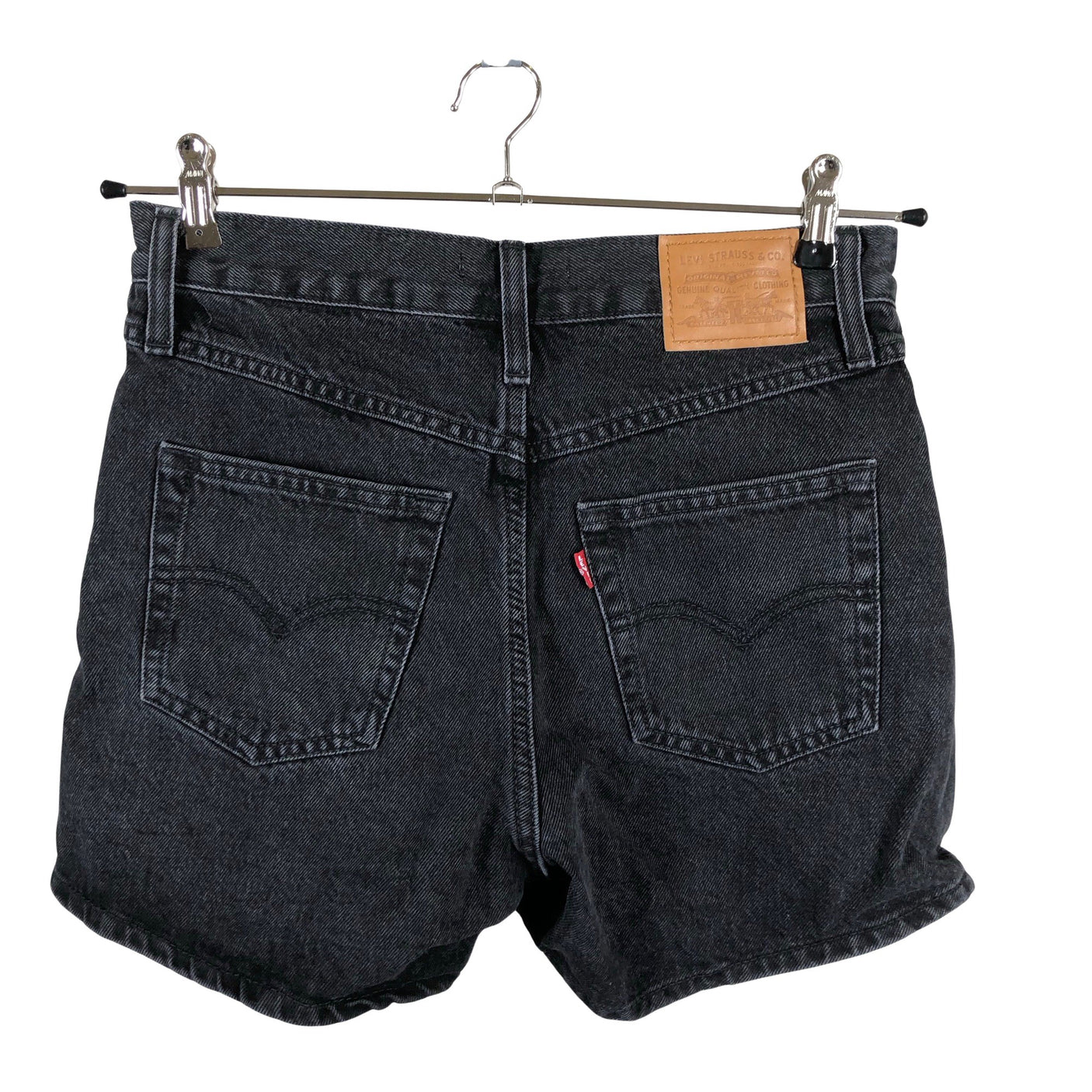 Unisex Levi's - Teksast lühikesed püksid, suurus W27 - Must (2)