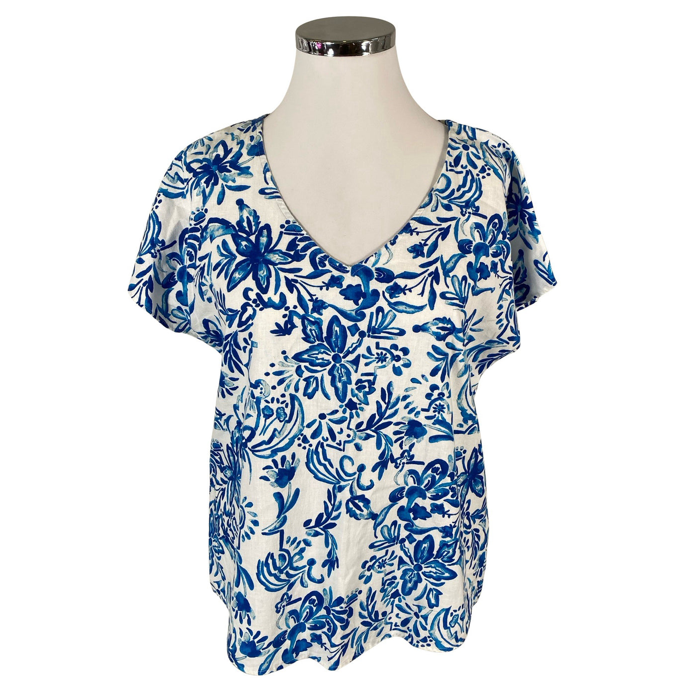 Unisex b.Young - Lühikeste käistega pluus, suurus 42 - Valge (1)