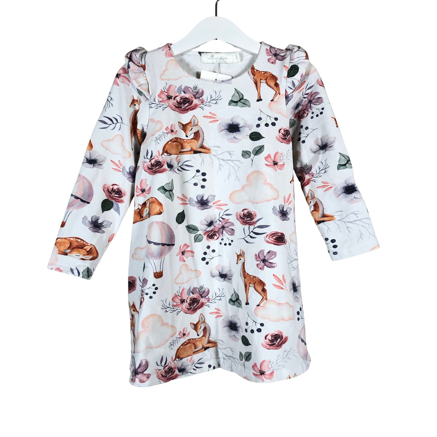 Unisex Mingnelin - Dressikangast kleit, suurus 110 - 116 - Valge (1)