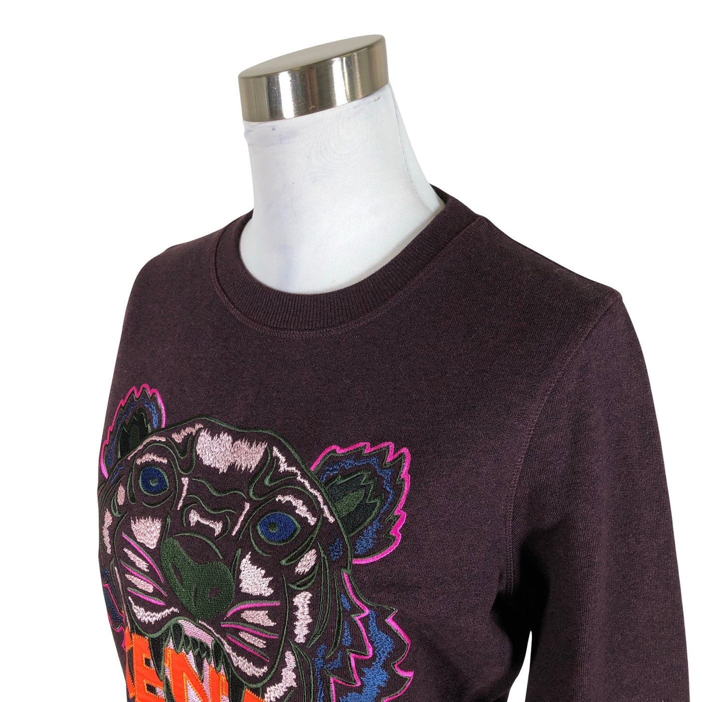 Unisex Kenzo - Dressikangast pluus, suurus 38 - Veinipunane (3)