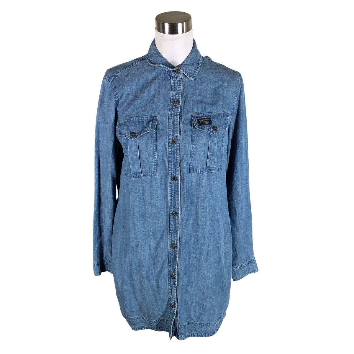 Unisex Superdry - Teksakleit, suurus 38 - Sinine (1)