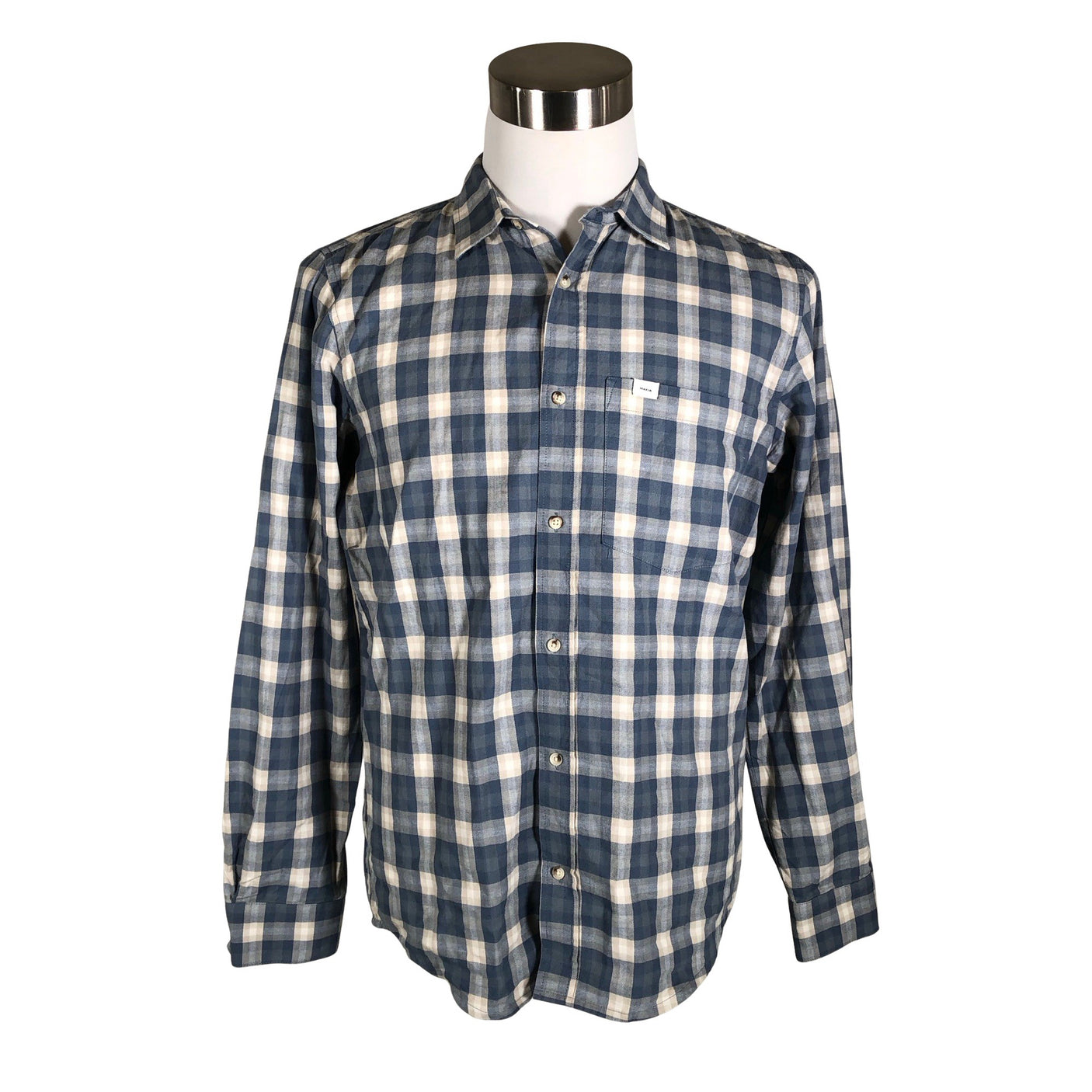 Unisex Makia - Flanellsärk, suurus M - Helesinine (1)