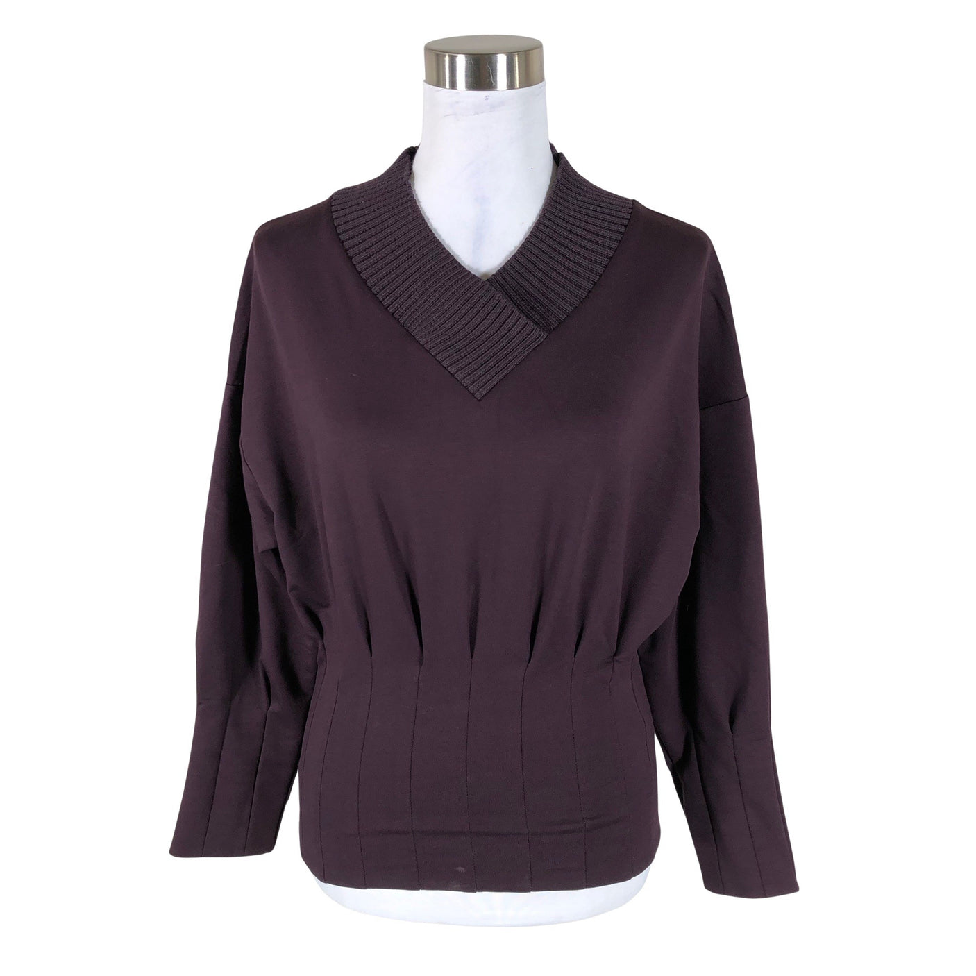 Unisex Roman - Trikotaažist pluus, suurus 38 - Veinipunane (1)