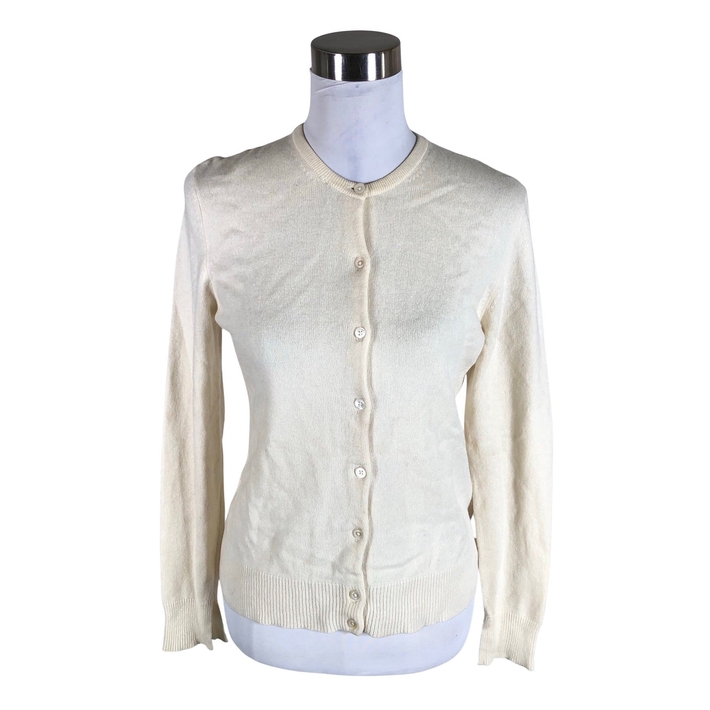 Unisex Lands' End - Kardigan, suurus 34 - Looduslik valge (1)