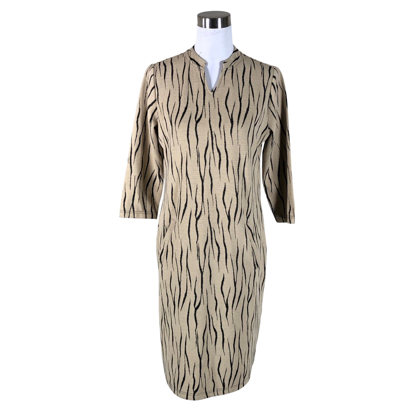 Unisex Signature - Trikotaažist kleit, suurus 38 - Beige (1)