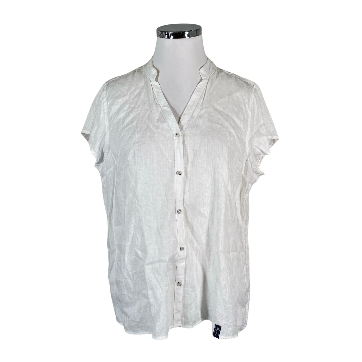 Unisex Pelle P - Lühikeste käistega pluus, suurus 42 - Valge (1)