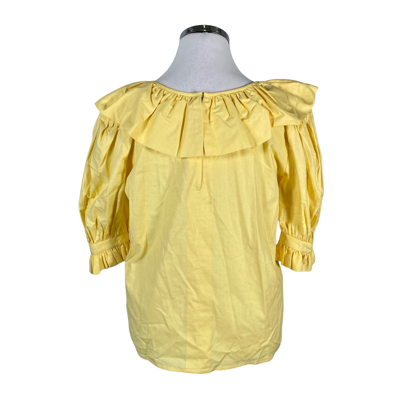 Unisex Handmade - Lühikeste käistega pluus, suurus 42 - Kollane (2)