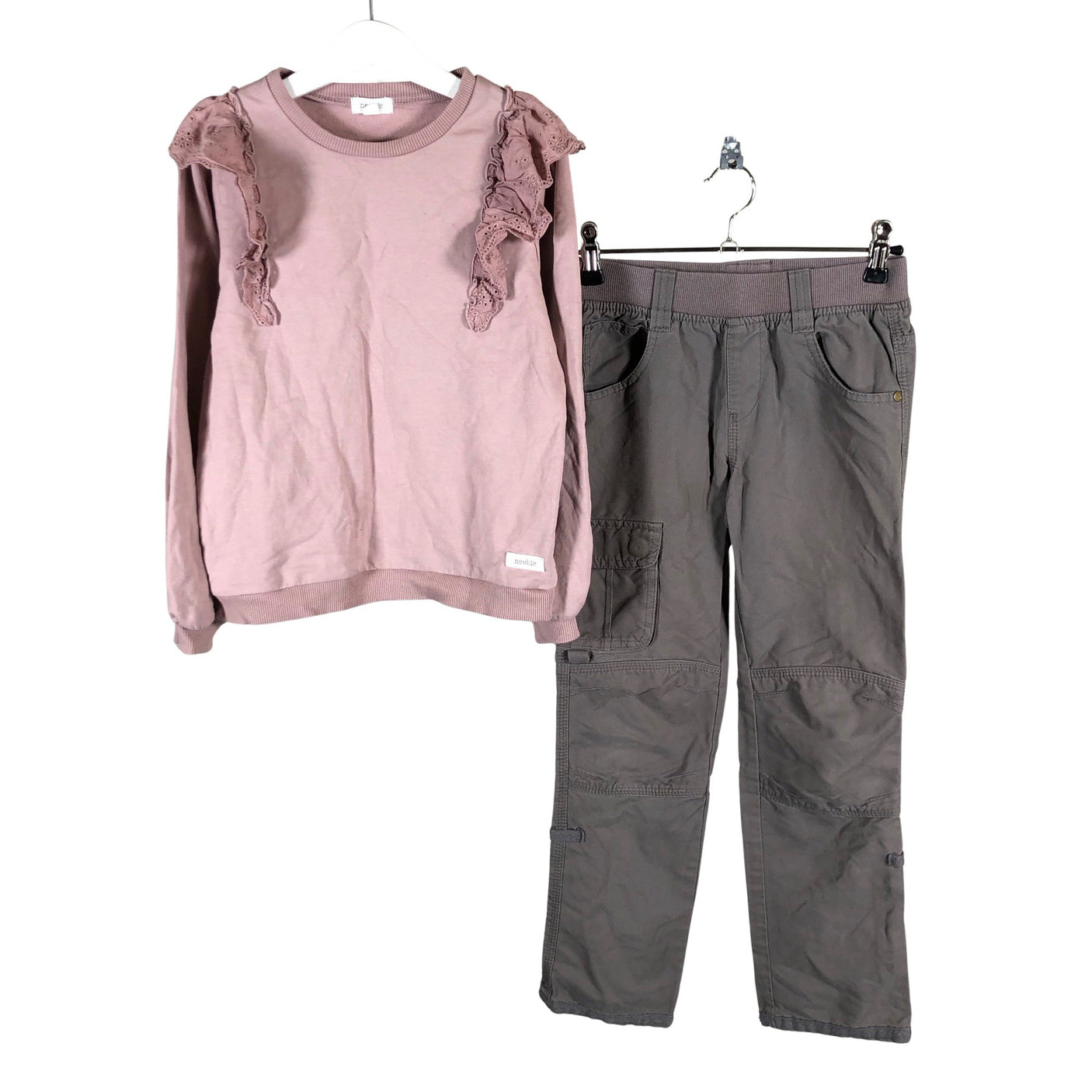 Unisex Newbie - Dressikangast pluus, suurus 122 - 128 - Heleroosa (1)