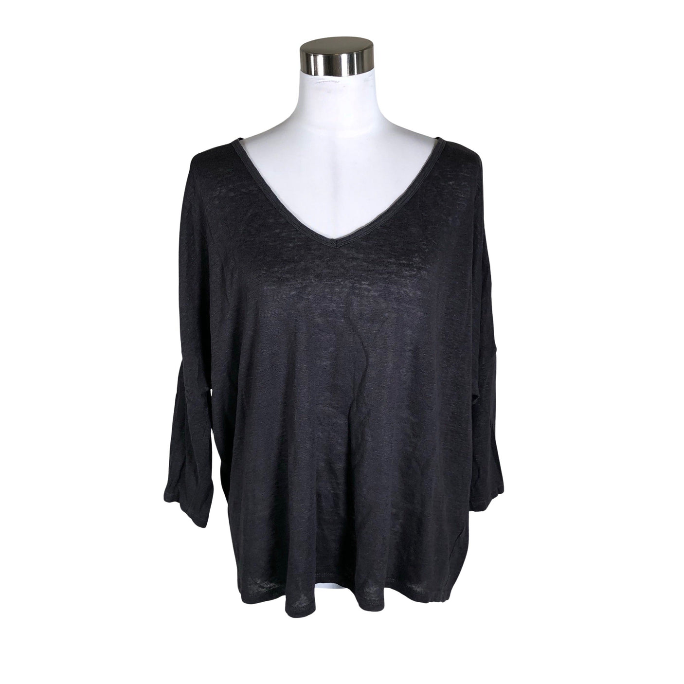 Unisex Massimo Dutti - Trikotaažist pluus, suurus 36 - Hall (1)