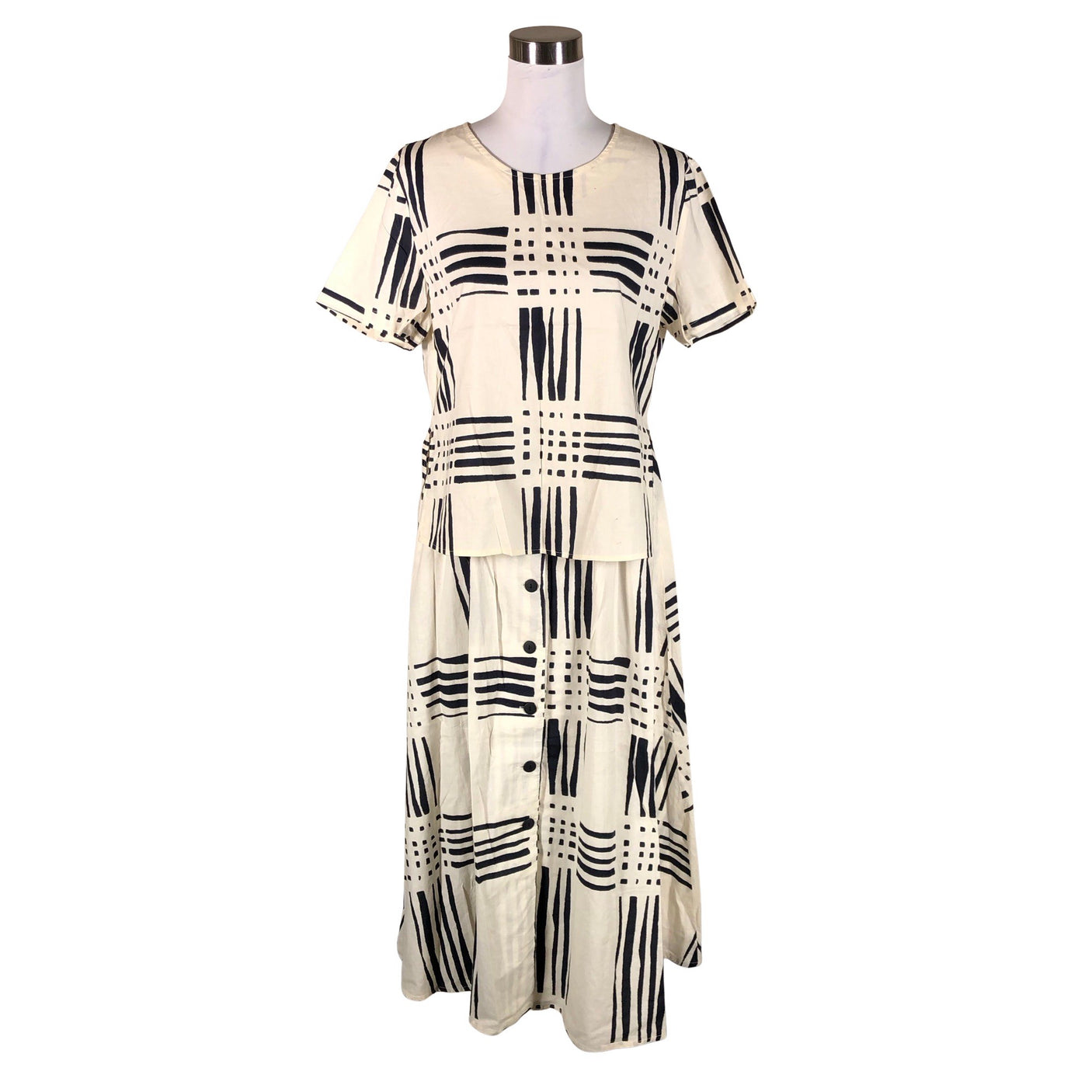 Unisex Marimekko - Mitteveniv seelik, suurus 38 - Looduslik valge (1)