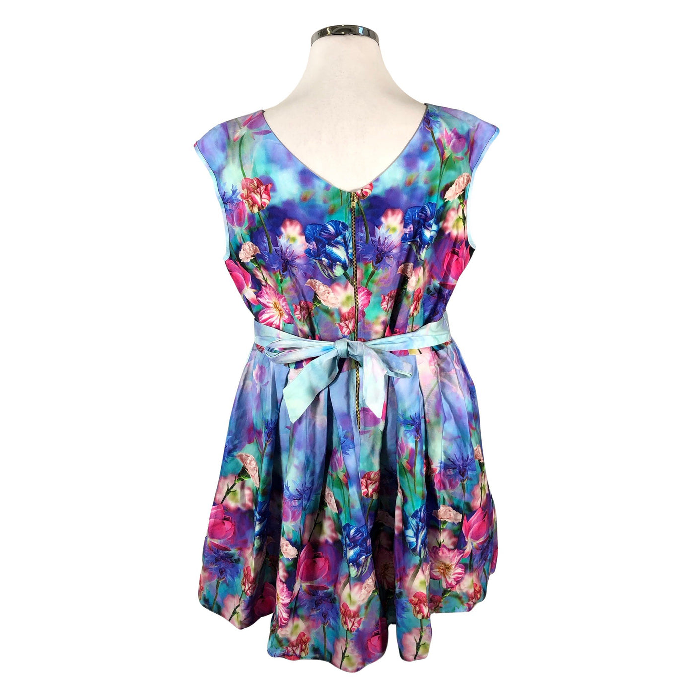 Unisex Lady Vintage - Mitteveniv kleit, suurus 48 - Sinine (2)