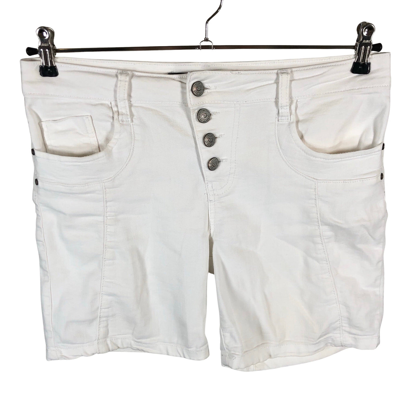 Unisex Soyaconcept - Teksast lühikesed püksid, suurus W30 - Valge (1)