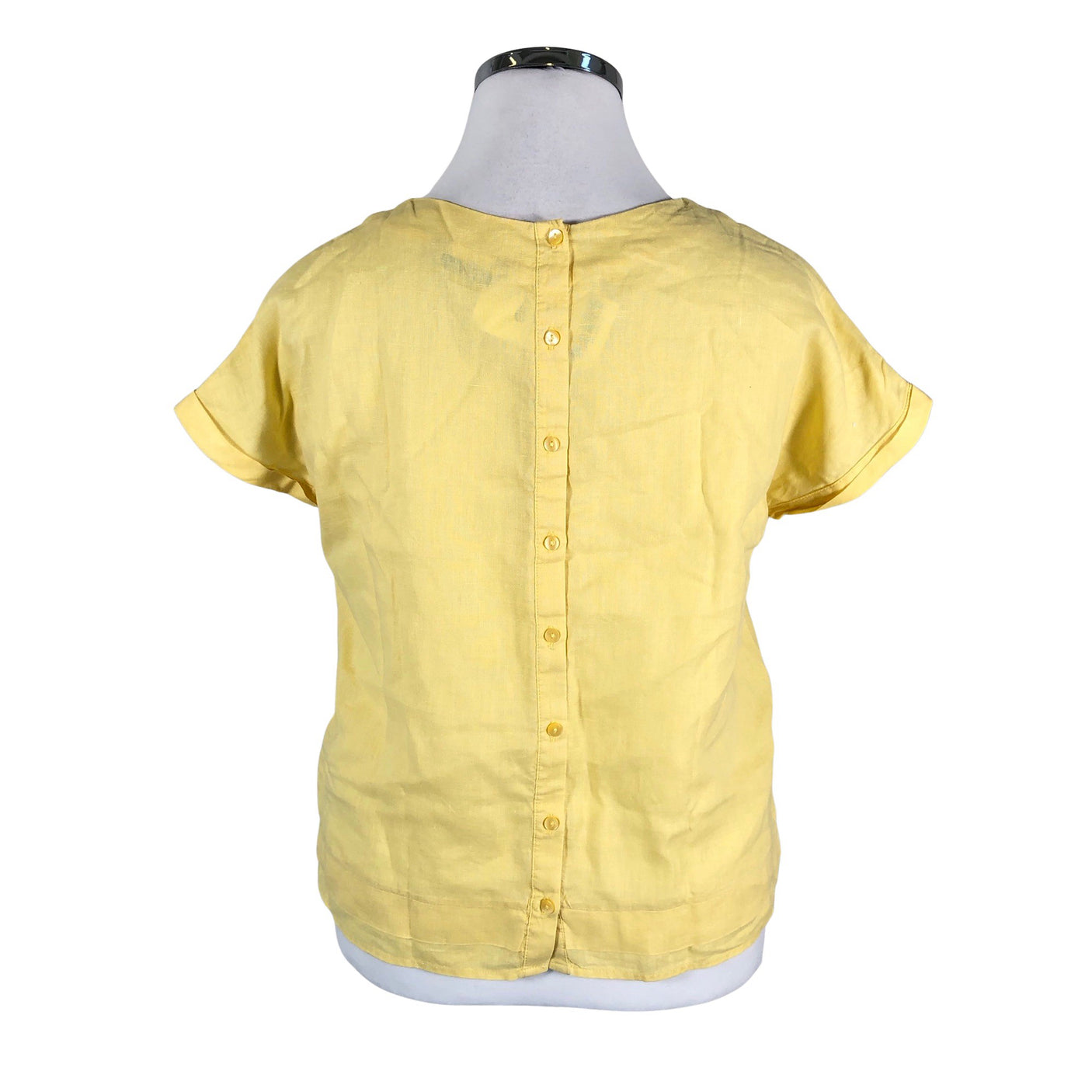 Unisex Marks&Spencer - Lühikeste käistega pluus, suurus 42 - Kollane (2)