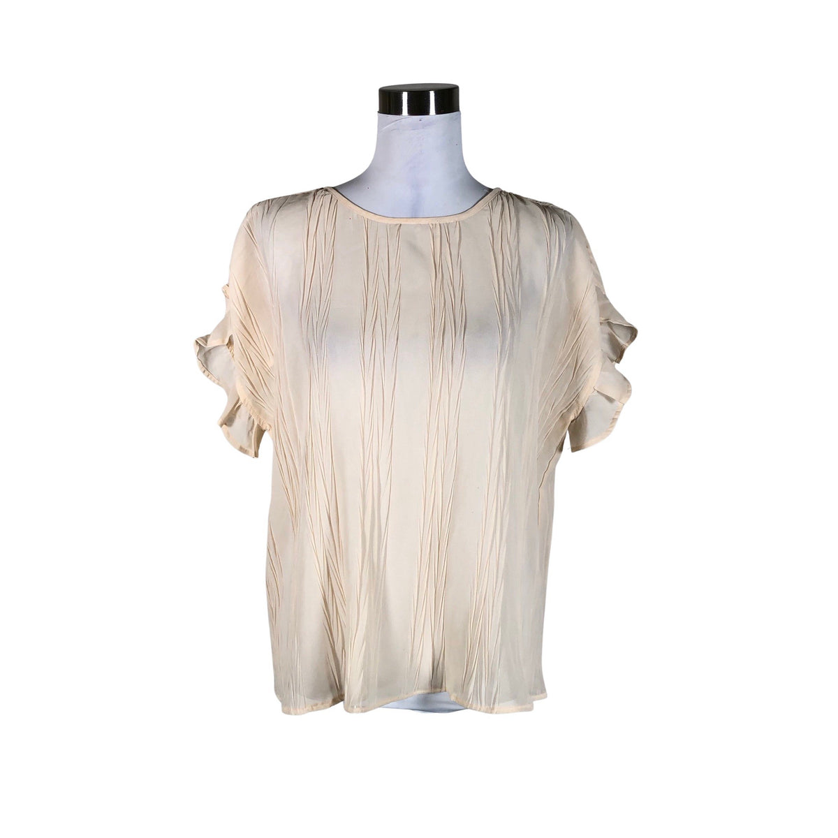 Unisex Noa Noa - Lühikeste käistega pluus, suurus 40 - Beige (1)