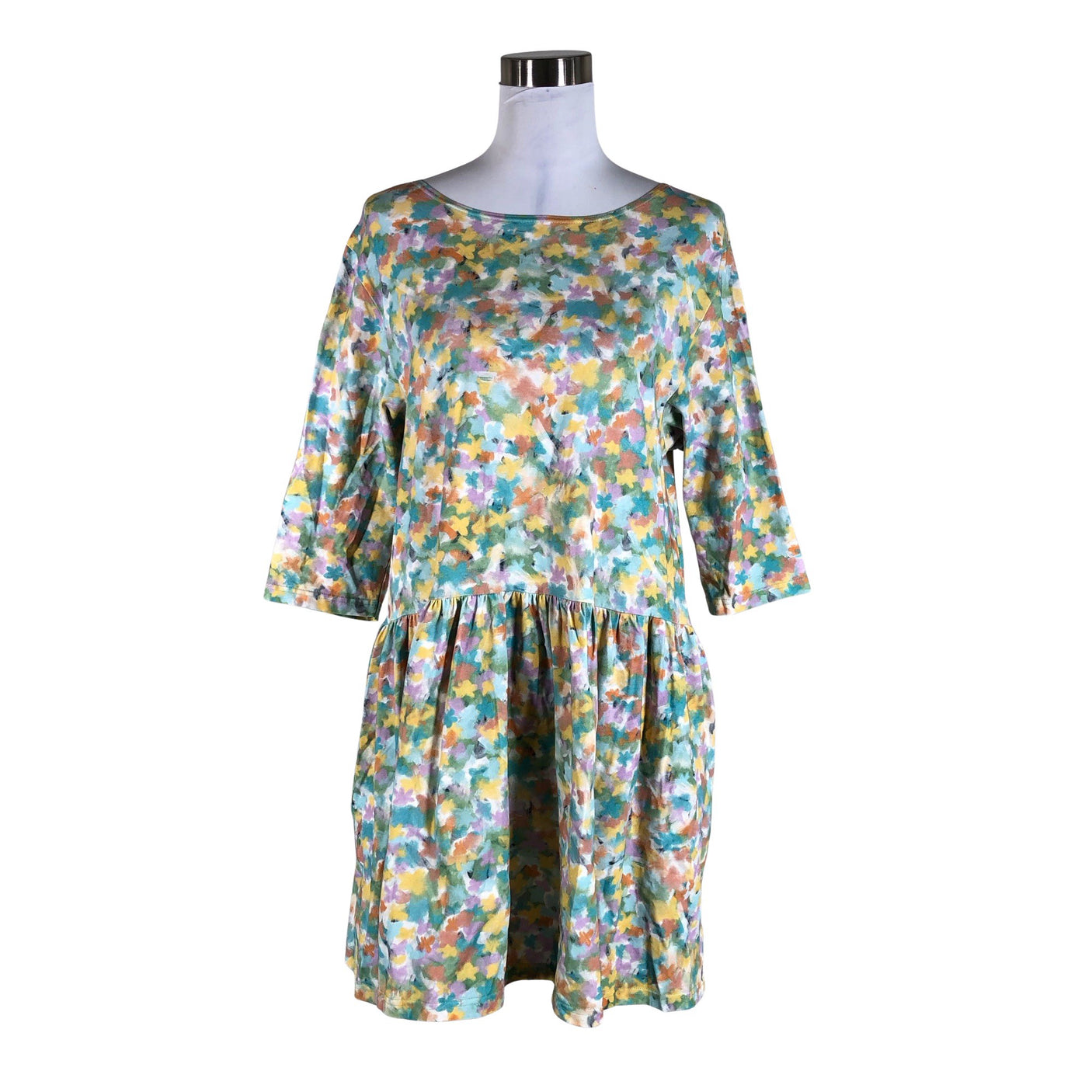 Unisex Puuvillatehdas - Trikotaažist kleit, suurus 40 - Roheline (1)