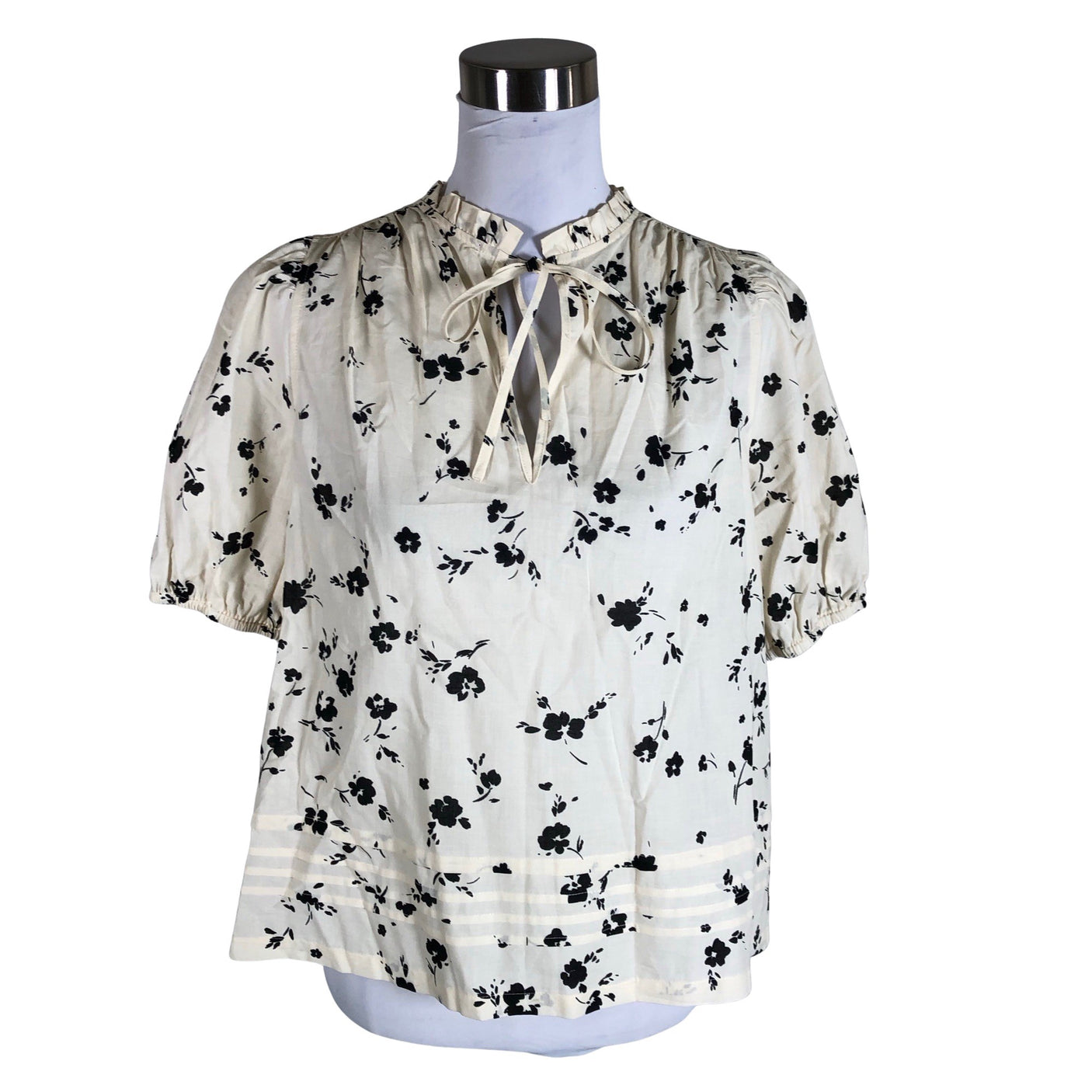 Unisex Second Female - Lühikeste käistega pluus, suurus 36 - Beige (1)