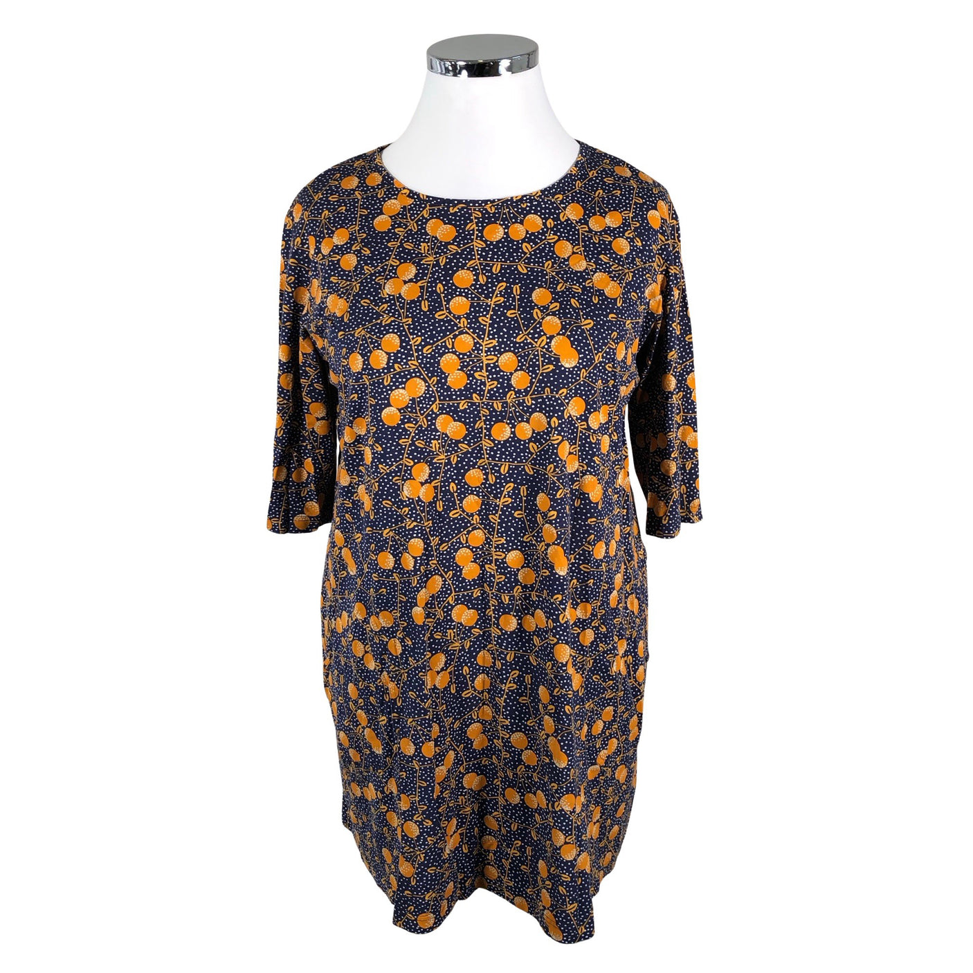 Unisex Marimekko - Trikotaažist kleit, suurus 42 - Sinine (1)