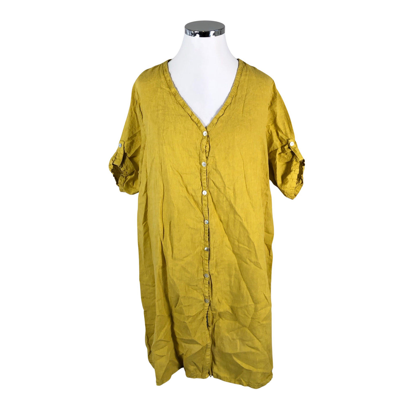 Unisex Francesca Bettini - Mitteveniv kleit, suurus 42 - Kollane (1)
