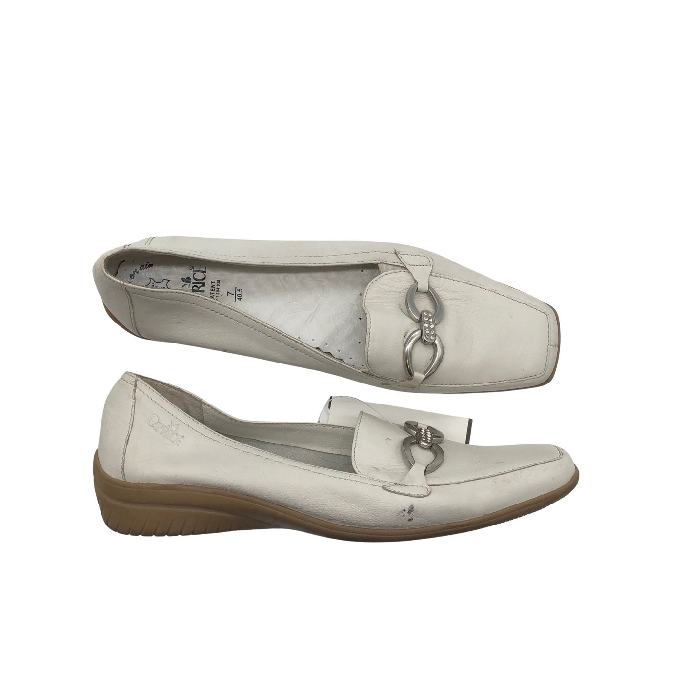 Unisex Caprice - Mokassiinid, suurus 41 - Valge (1)