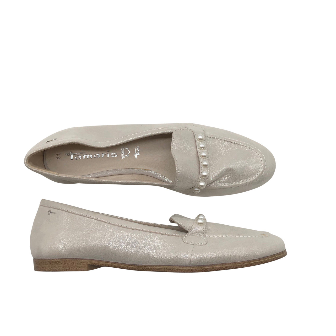 Unisex Tamaris - Mokassiinid, suurus 41 - Hõbe (1)