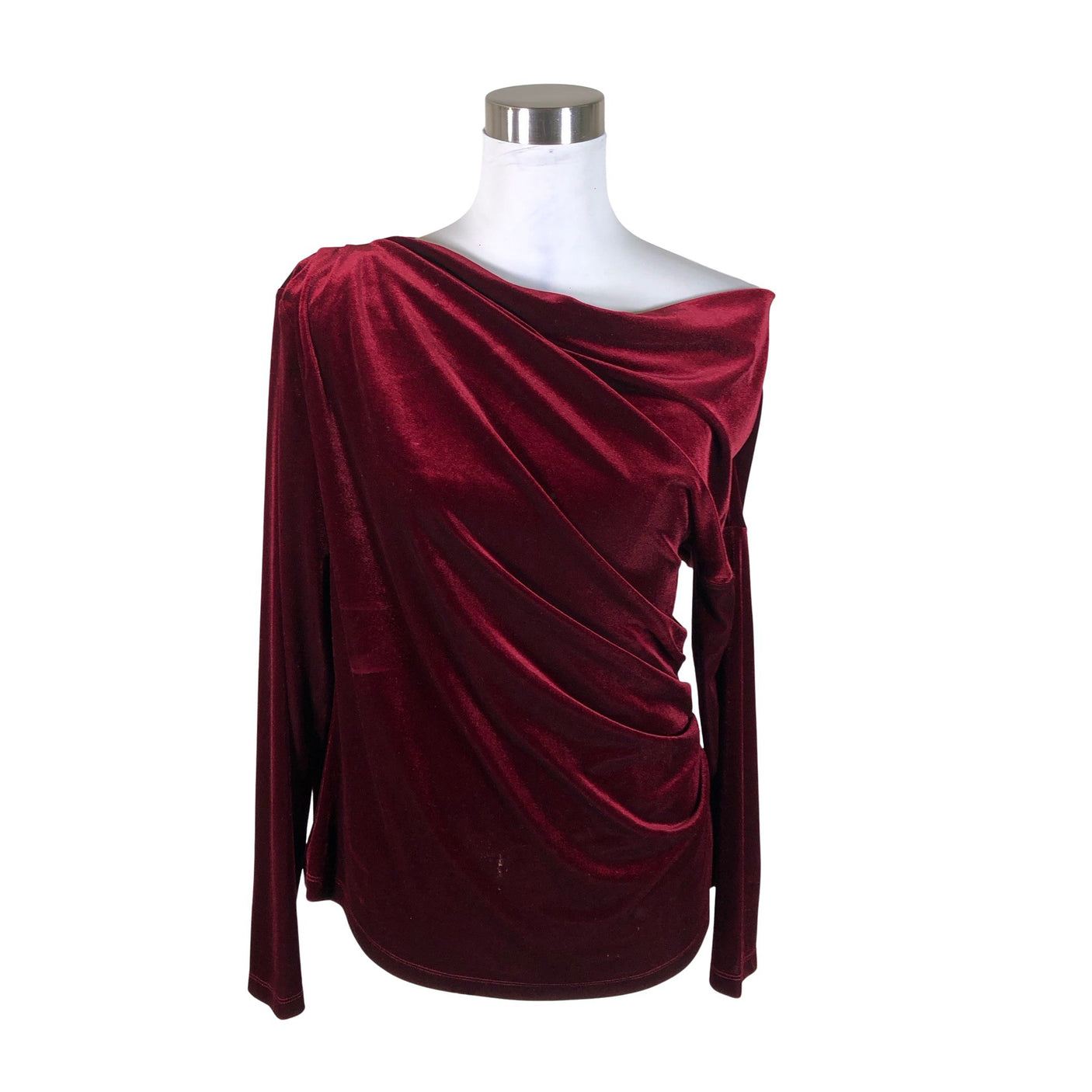 Unisex Lauren Ralph Lauren - Trikotaažist pluus, suurus 40 - Veinipunane (1)