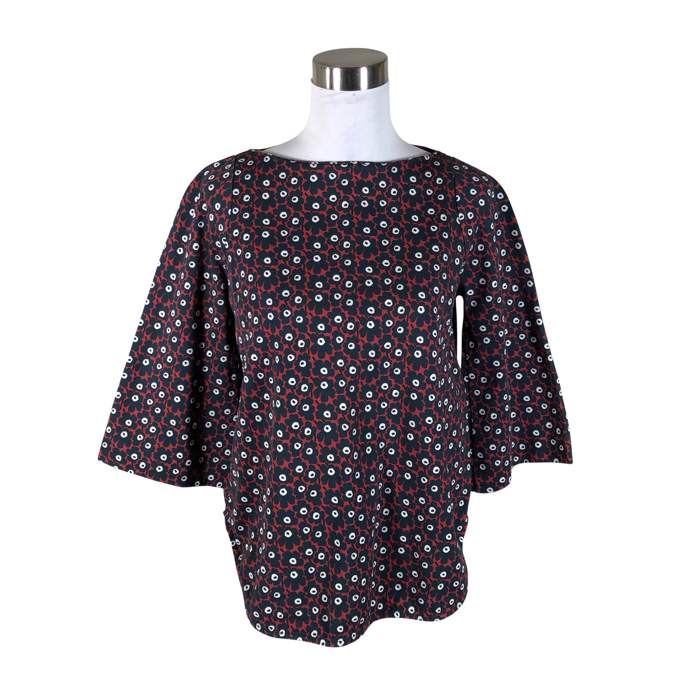 Unisex Marimekko - Trikotaažist pluus, suurus 38 - Veinipunane (1)