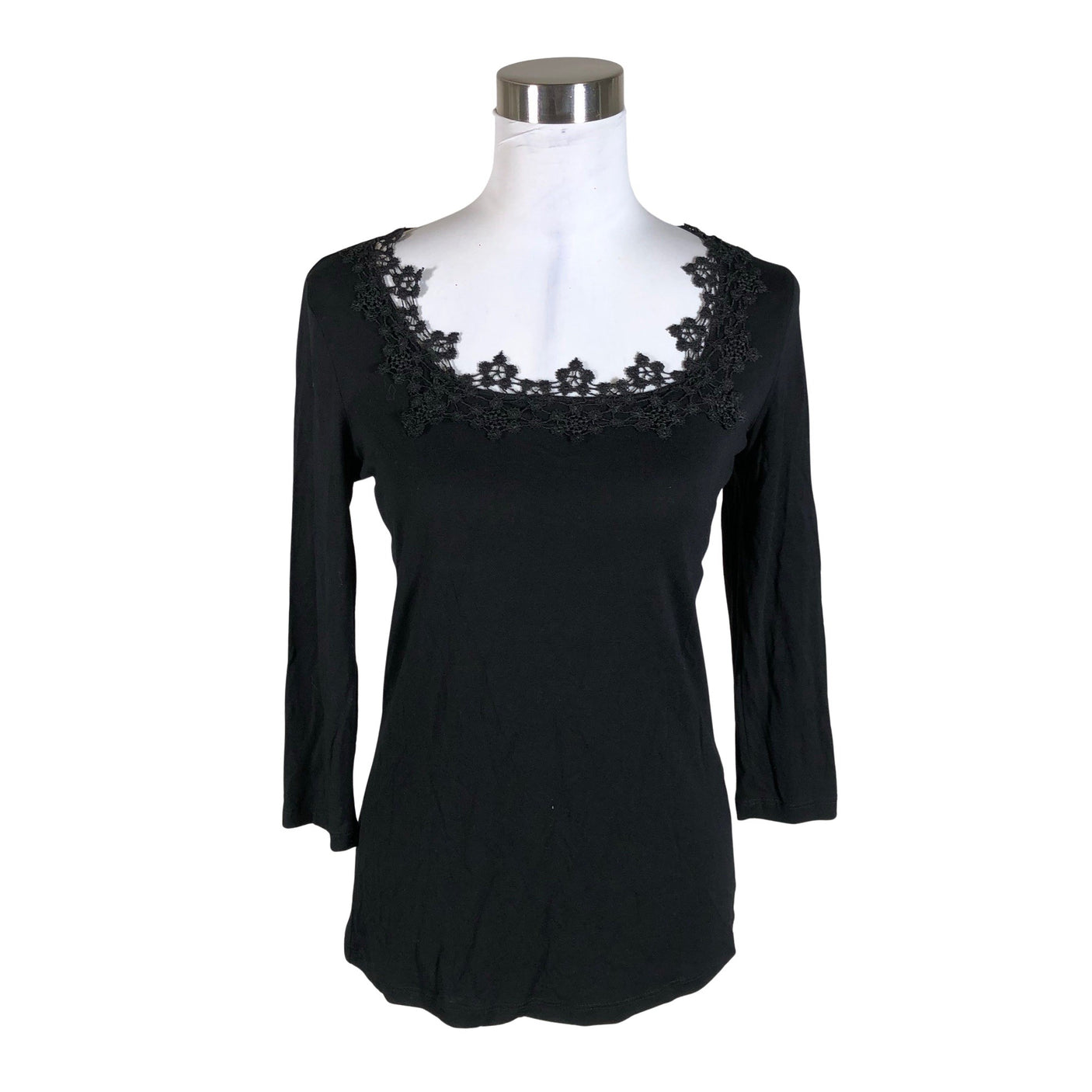 Unisex Esprit - Trikotaažist pluus, suurus 38 - Must (1)