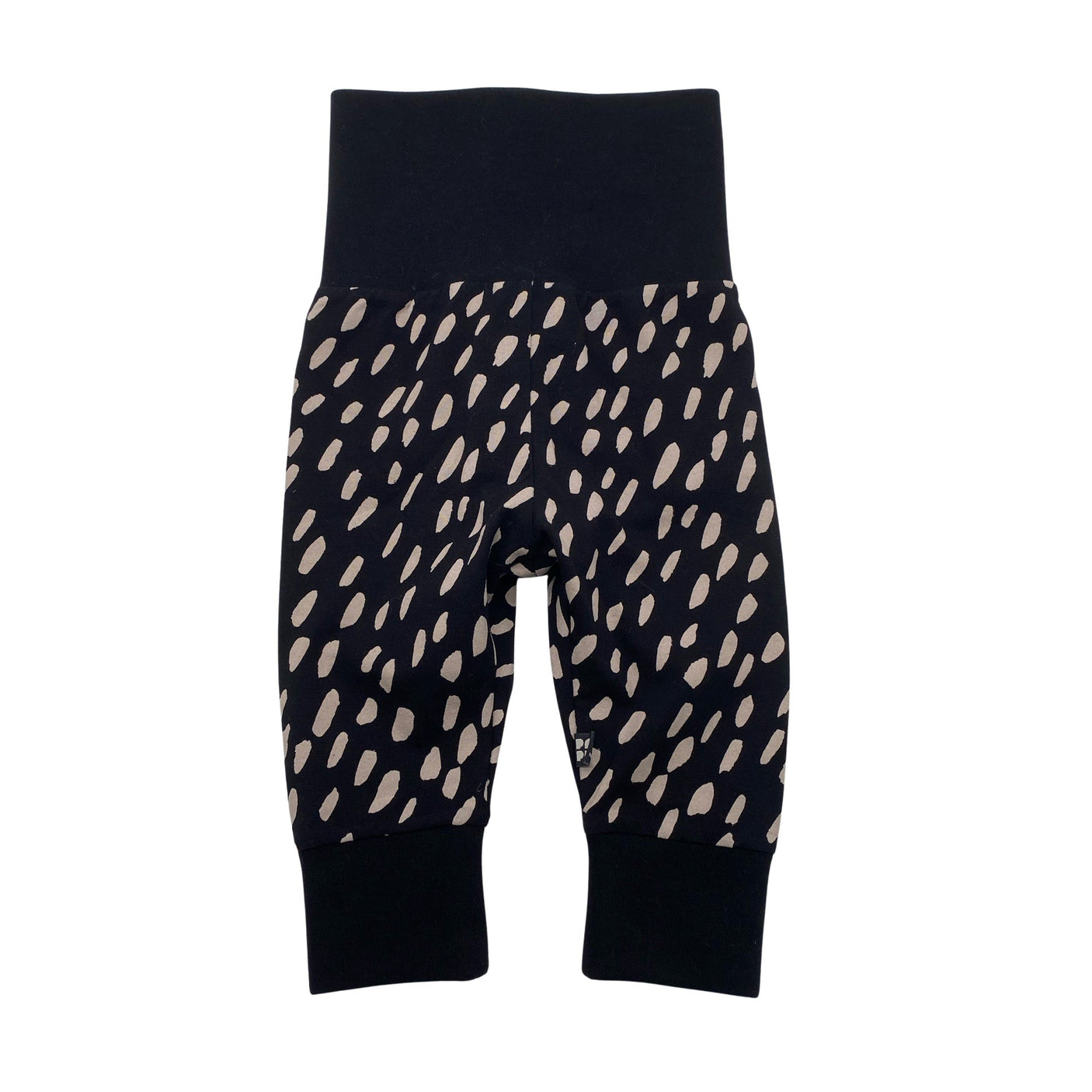 Unisex Papu - Trikotaažist püksid, suurus 62 - 68 - Must (1)