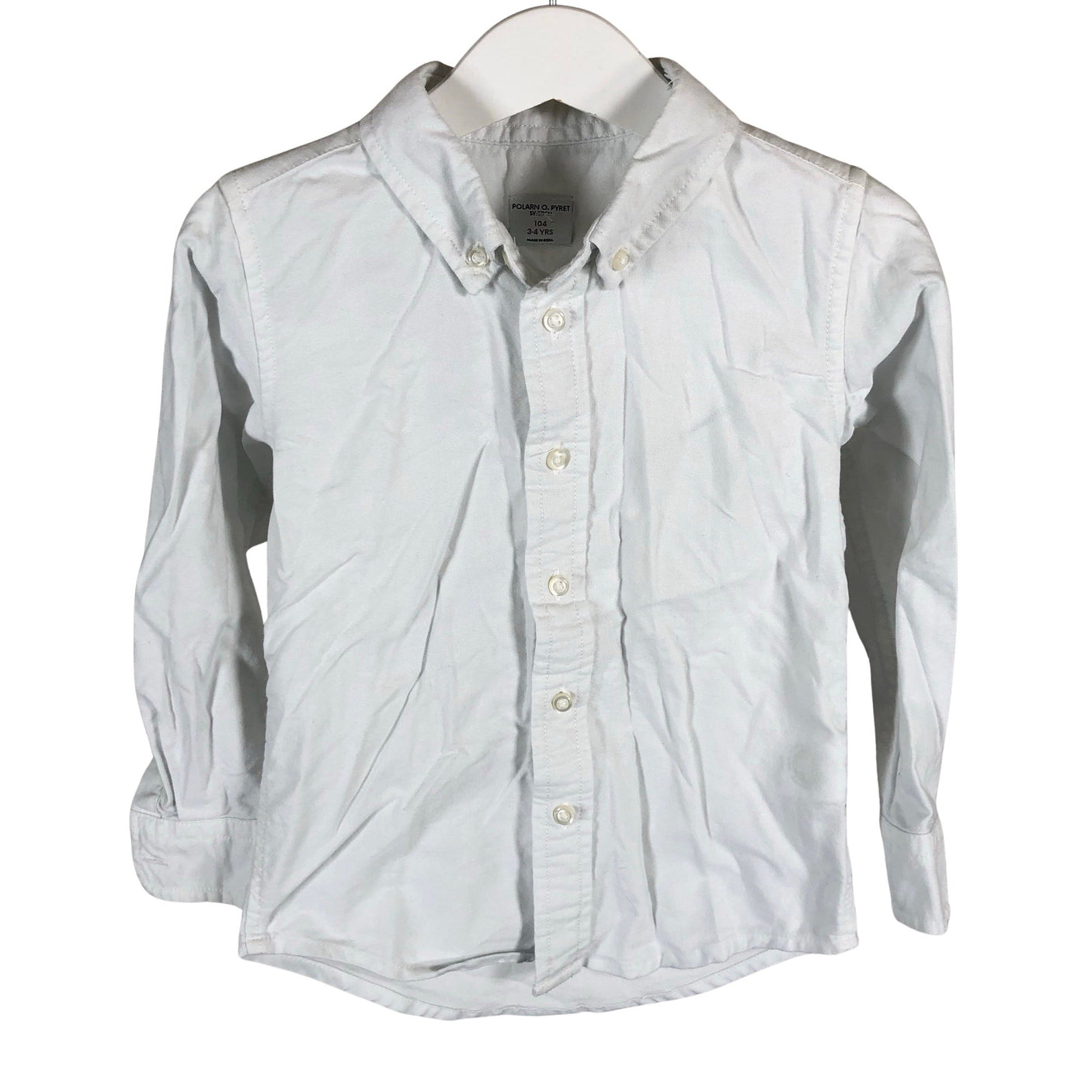Unisex Mini Rodini - Triiksärk, suurus 98 - 104 - Valge (1)