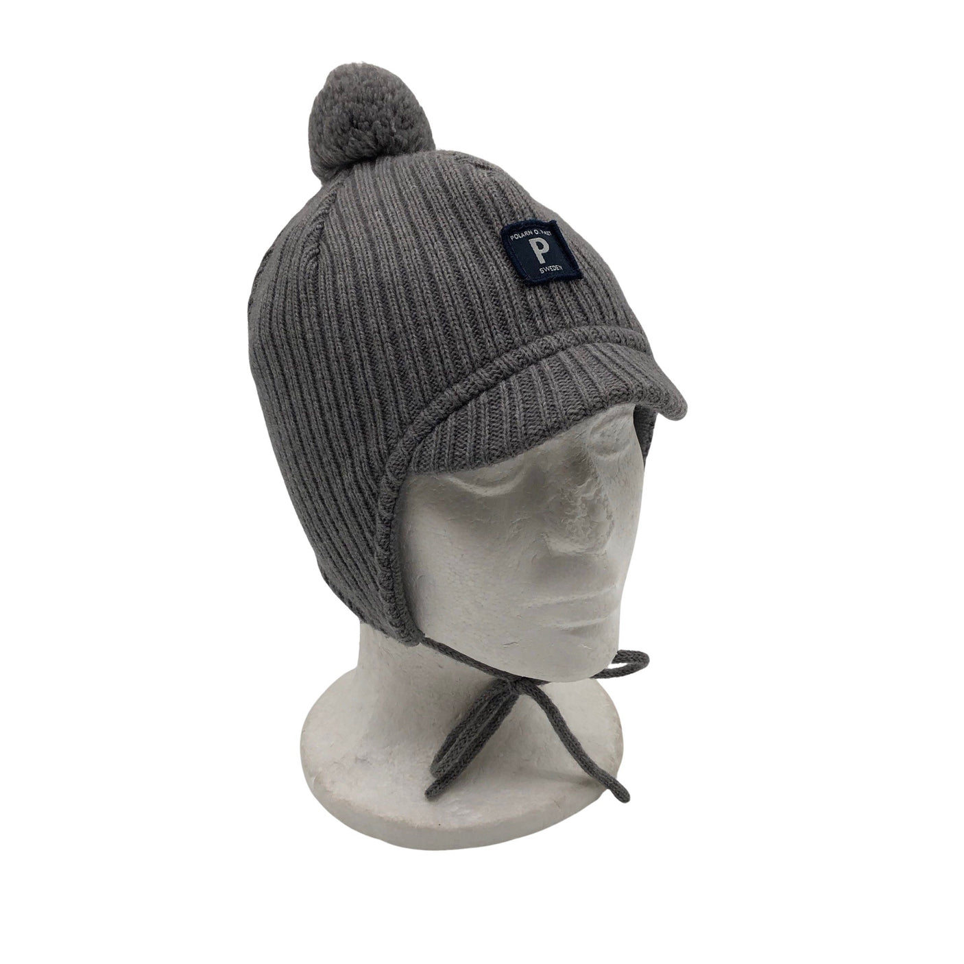 Unisex Polarn O. Pyret - Talvemüts, suurus 44 - 46 cm - Hall (1)