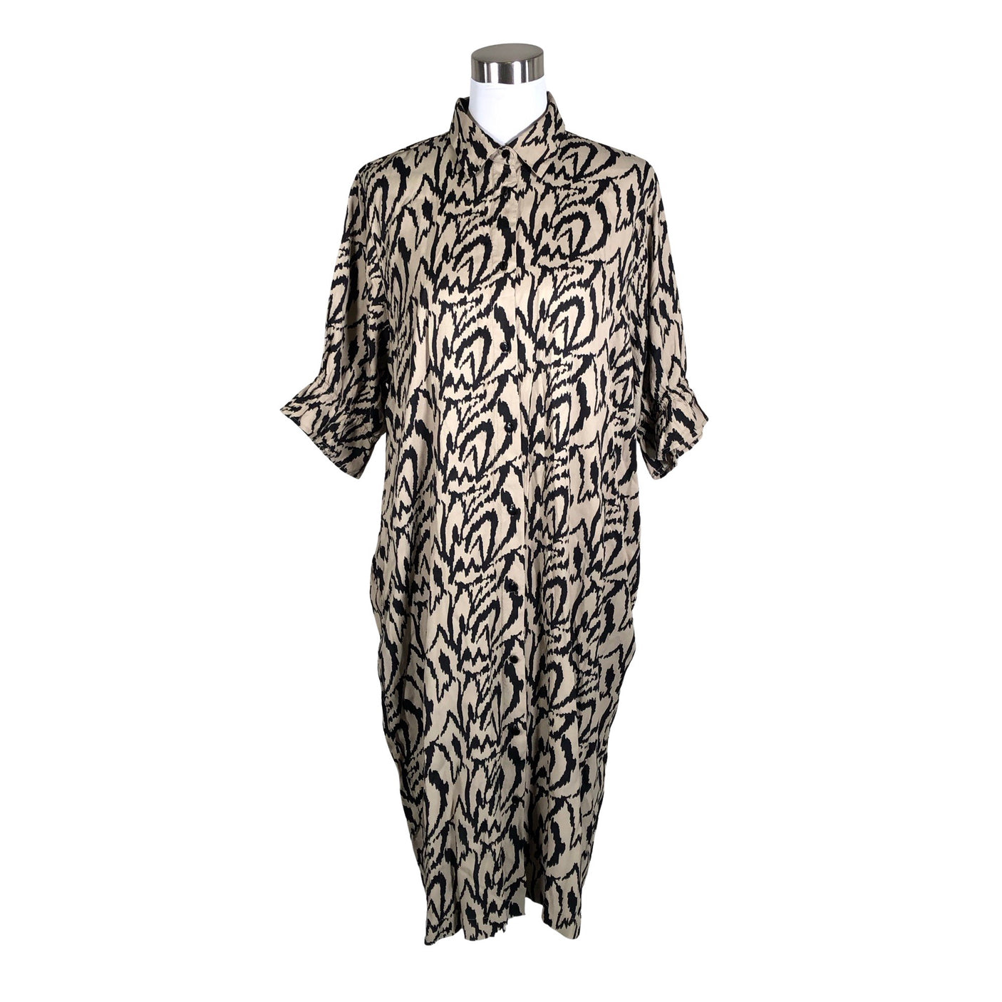 Unisex Kaffe - Õhuke kleit, suurus 40 - Beige (1)