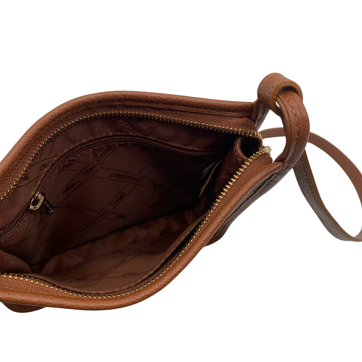Unisex Longchamp - Õlakott, suurus Midi - Pruun (2)