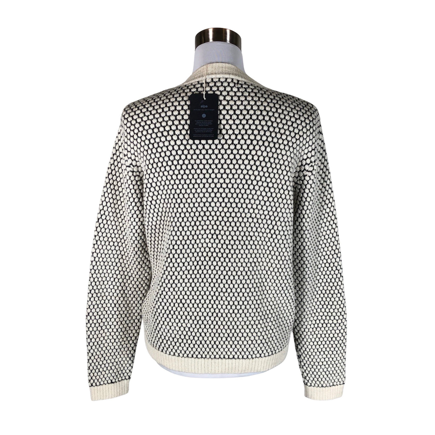 Unisex Alpa - Kardigan, suurus 38 - Looduslik valge (2)