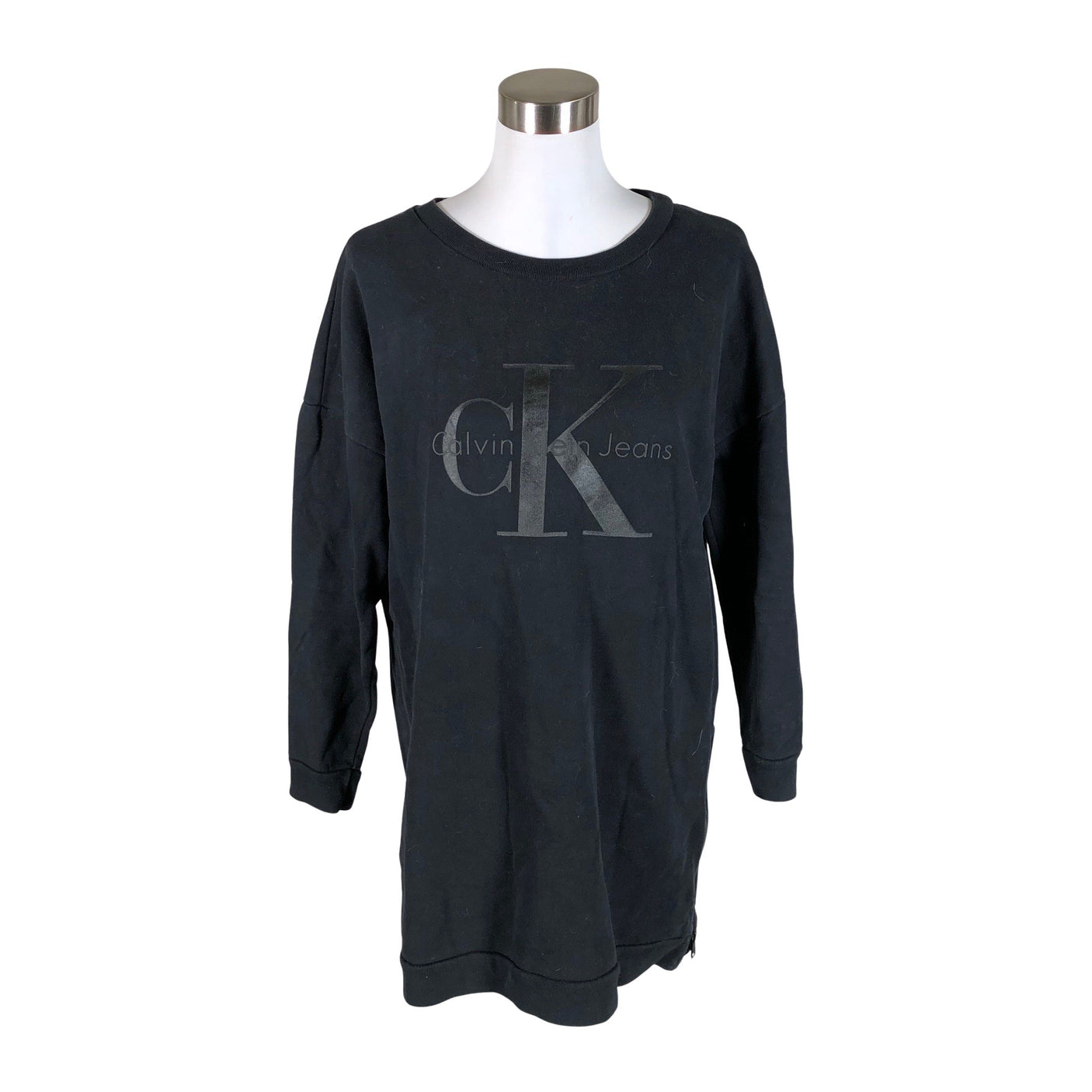 Unisex Calvin Klein Jeans - Dressikangast tuunika, suurus 38 - Must (1)