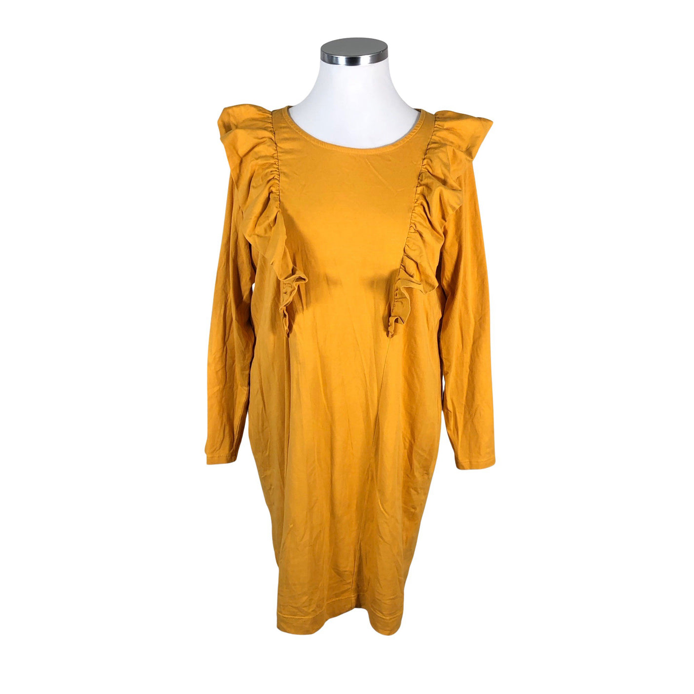 Unisex NOSH - Trikotaažist kleit, suurus 50 - Kollane (1)