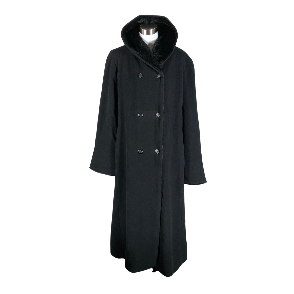Unisex Kello - Villane mantel, suurus 40 - Must (1)