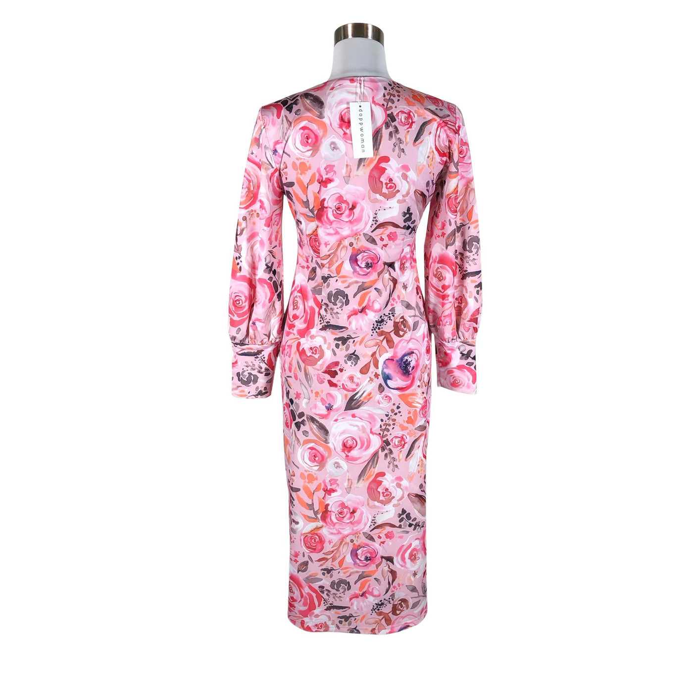 Unisex Dopp - Trikotaažist kleit, suurus 34 - Heleroosa (2)