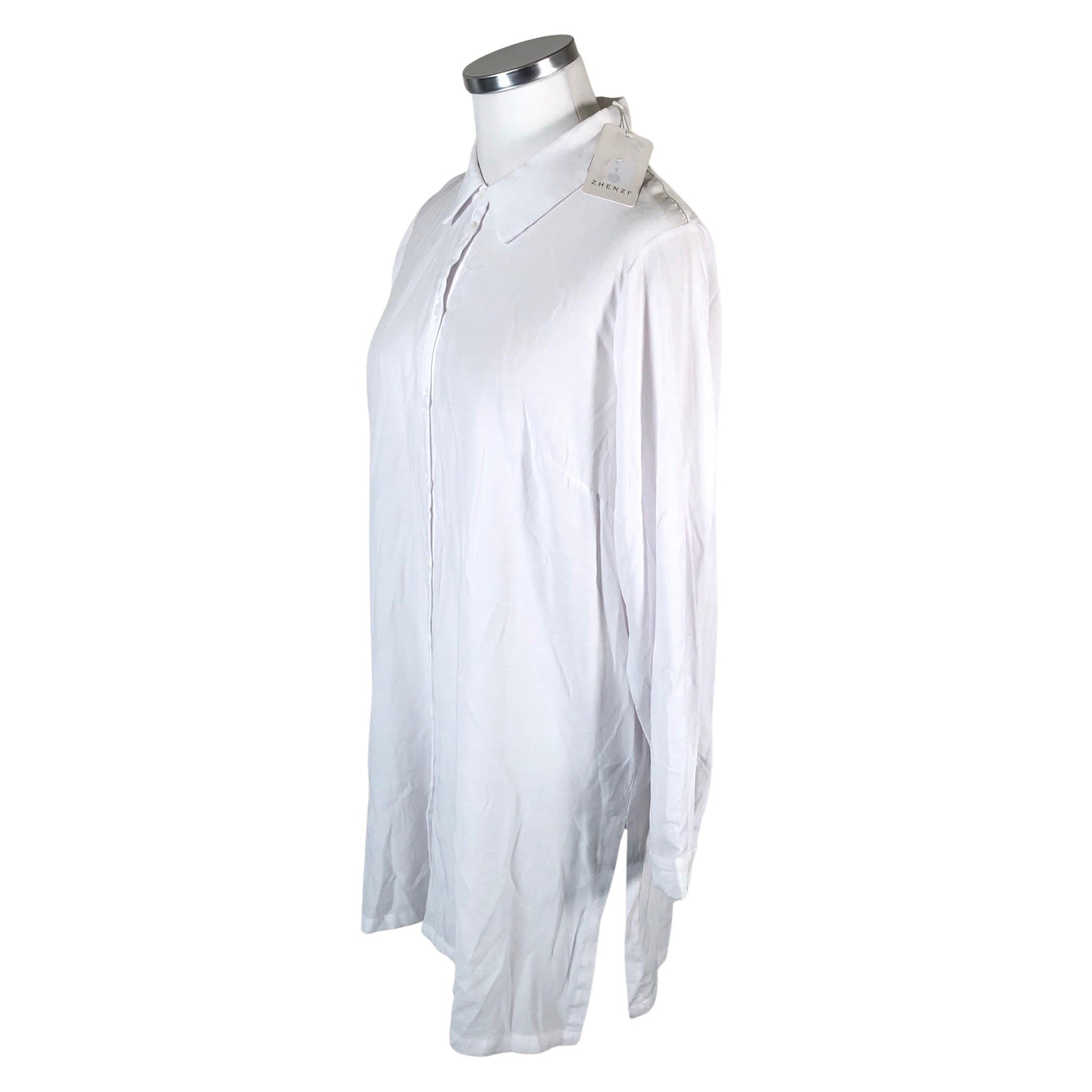 Unisex Zhenzi - Mitteveniv tuunika, suurus 46 - Valge (2)