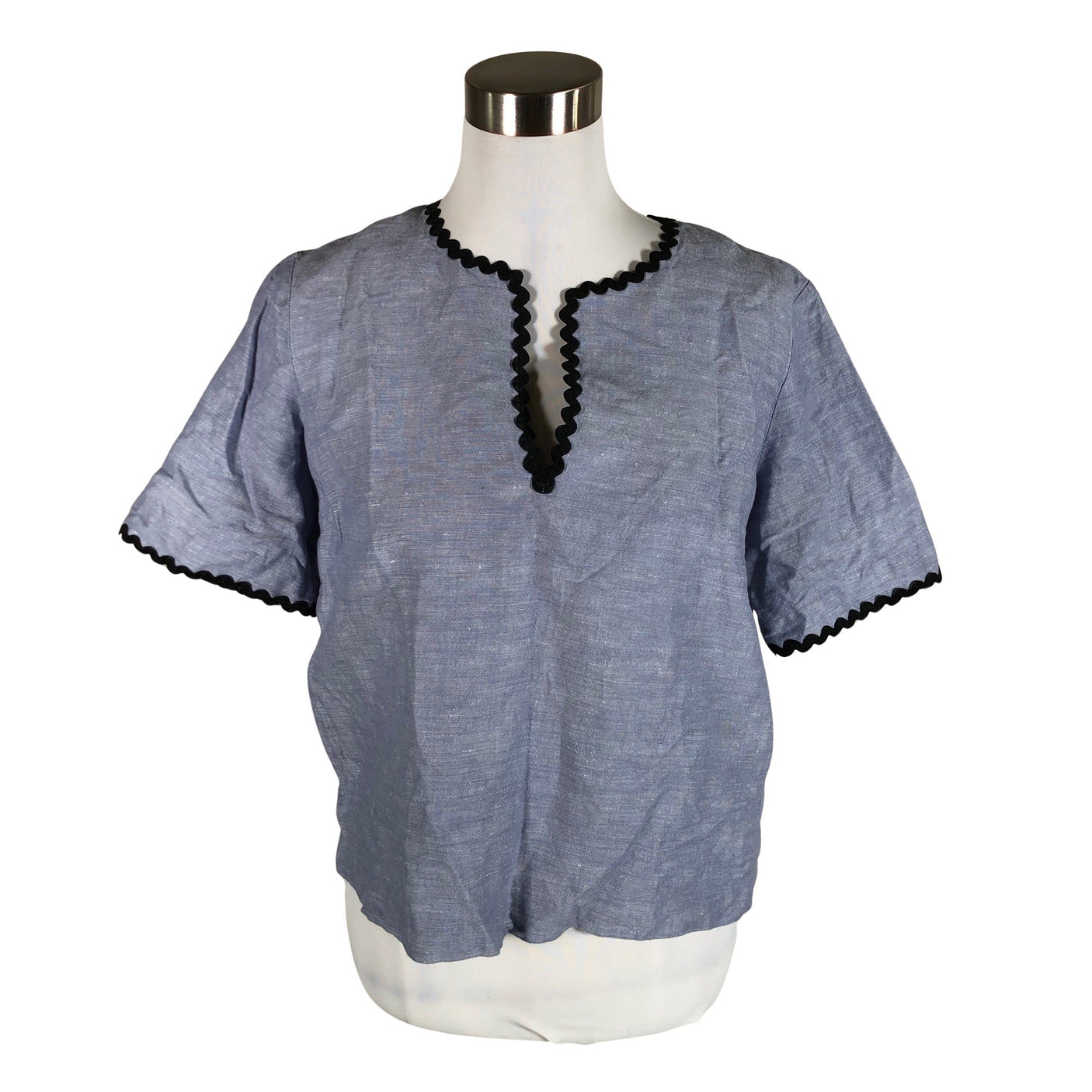Unisex &Other Stories - Lühikeste käistega pluus, suurus 38 - Helesinine (1)