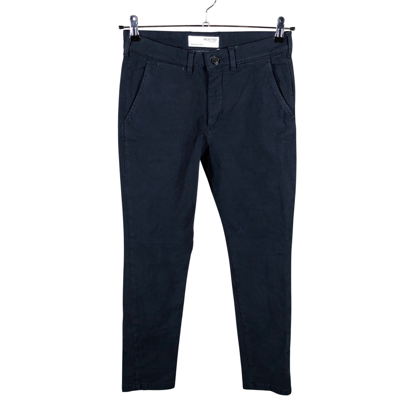 Unisex Selected - Chino-püksid, suurus W28 - Sinine (1)