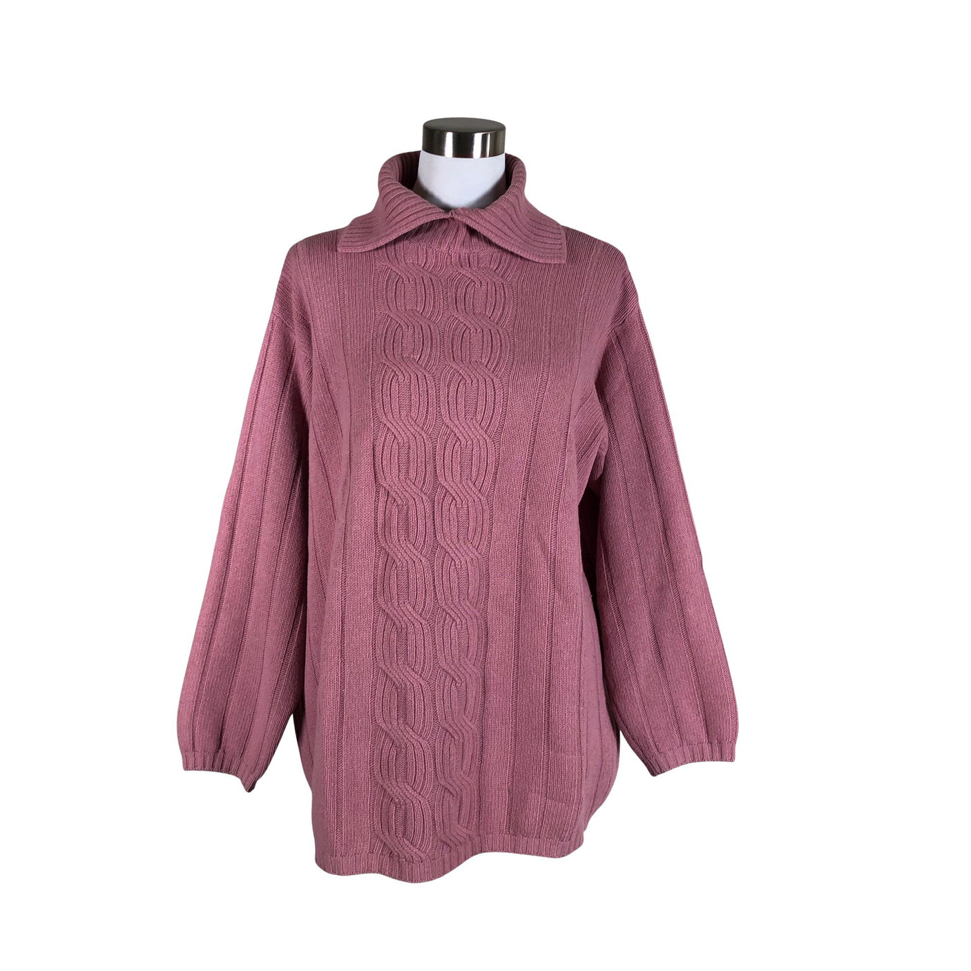 Unisex Sisley - Kootud tuunika, suurus 38 - Heleroosa (1)