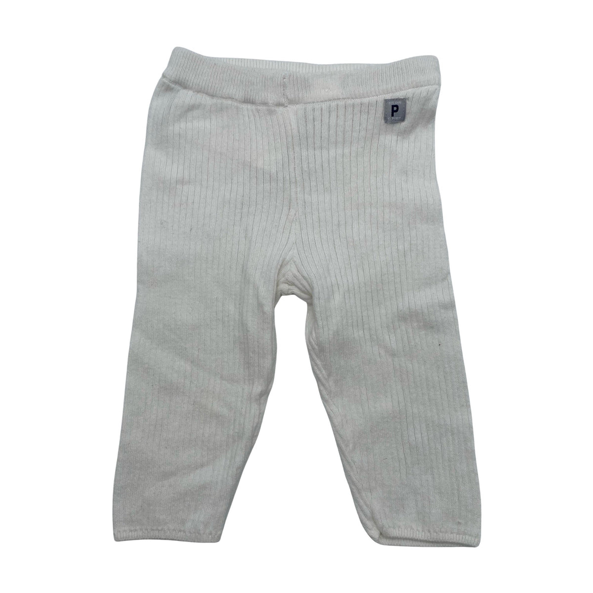 Unisex Polarn O. Pyret - Trikotaažist püksid, suurus 56 - 62 - Valge (1)
