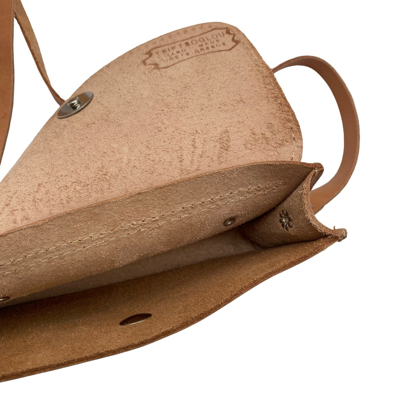 Unisex Handmade - Õlakott, suurus Mini - Pruun (3)